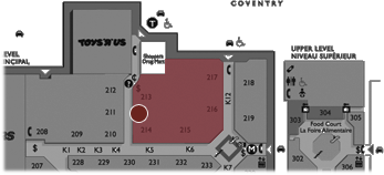 st laurent shopping centre map